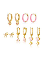 Antonie – Orecchini in oro con superficie lucida.