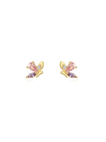 Greta – Delicati orecchini in oro con movimento discreto.