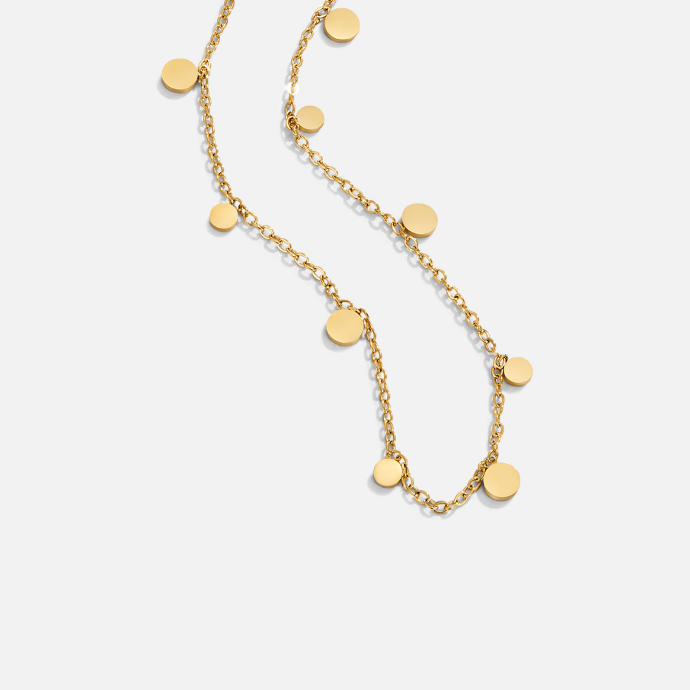 Elisa – Collana dorata con design filigranato