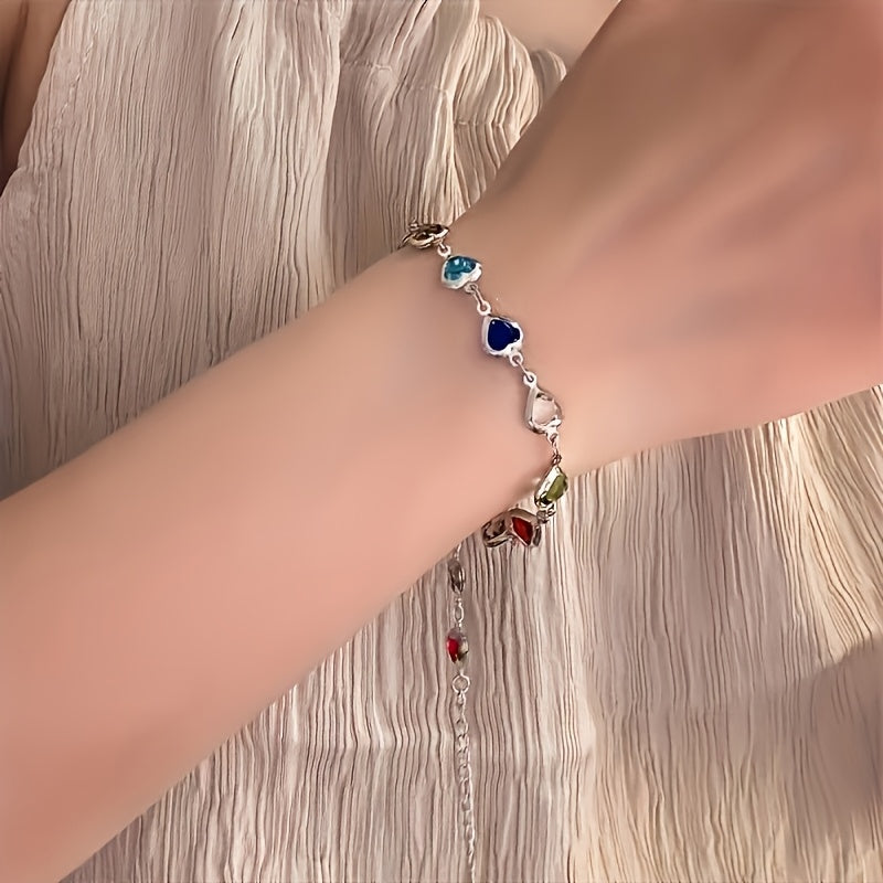 Braccialetto unico a forma di cuore