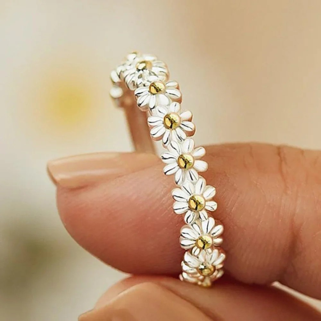 Florentina – Anello in argento floreale