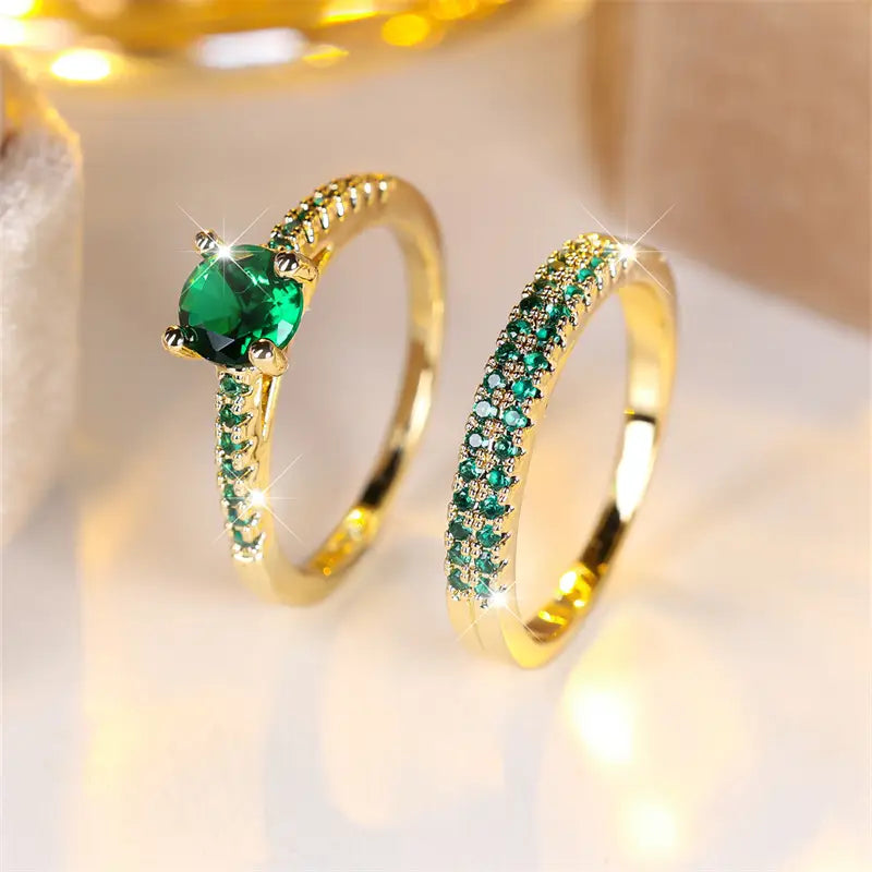 Victoria – Braccialetti in oro e smeraldi.