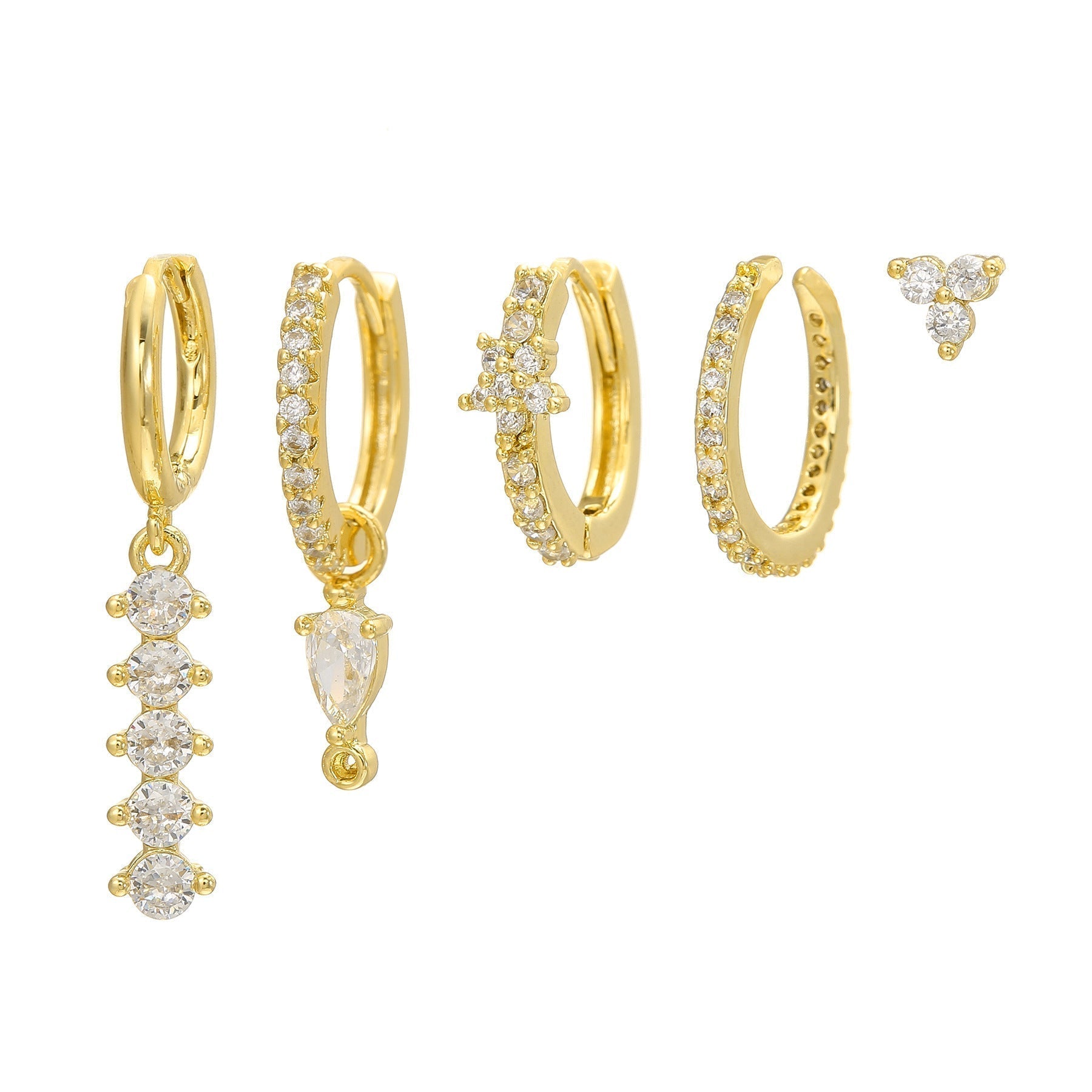 Lívia – Orecchini in oro dalla lucentezza delicata.