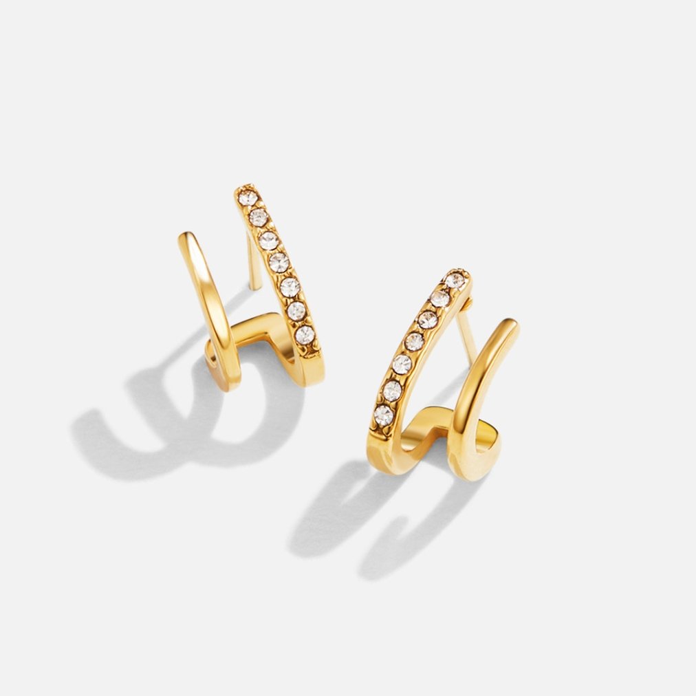 Sabina – Cerchi dorati con twist geometrico