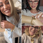 Bracciale a cuore spesso
