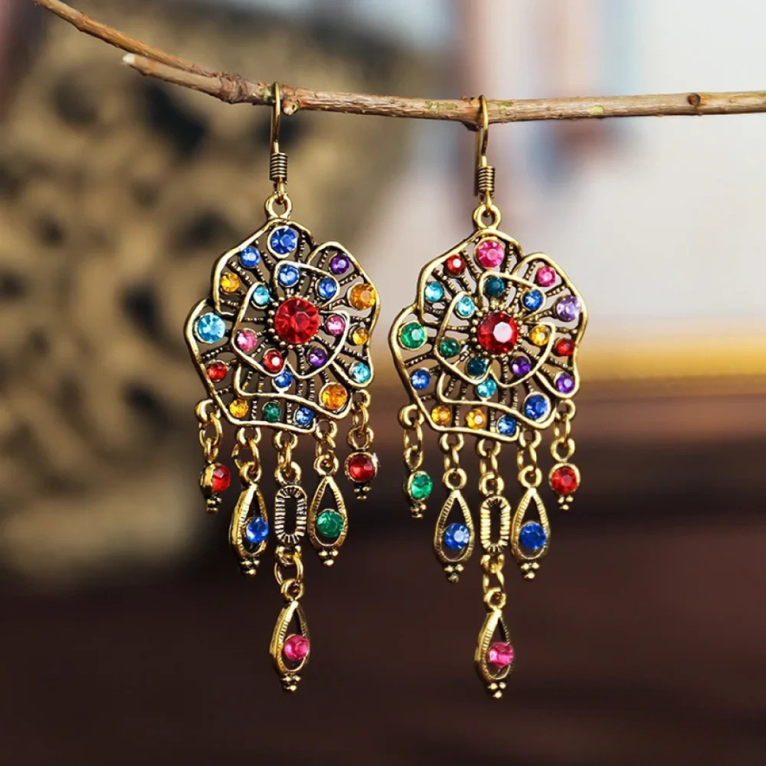 Beatrix – Orecchini colorati dal fascino bohemien