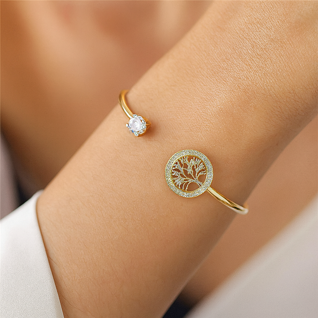Sara - Bracciale regolabile Albero della vita