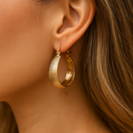 Karina – Orecchini in argento con cristallo chiaro