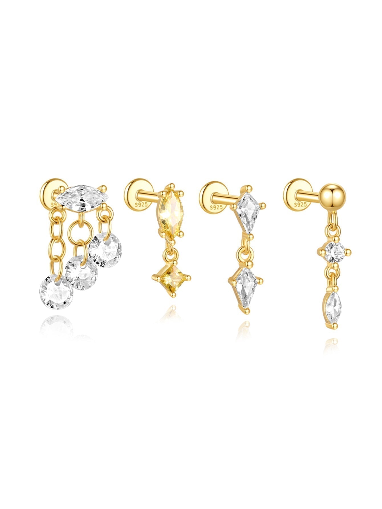 Elizabeth – Orecchini in oro dalla forma classica.