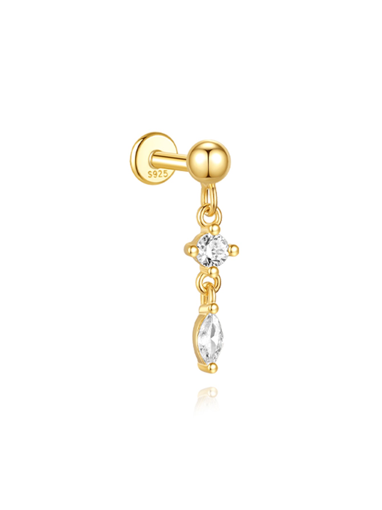 Elizabeth – Orecchini in oro dalla forma classica.