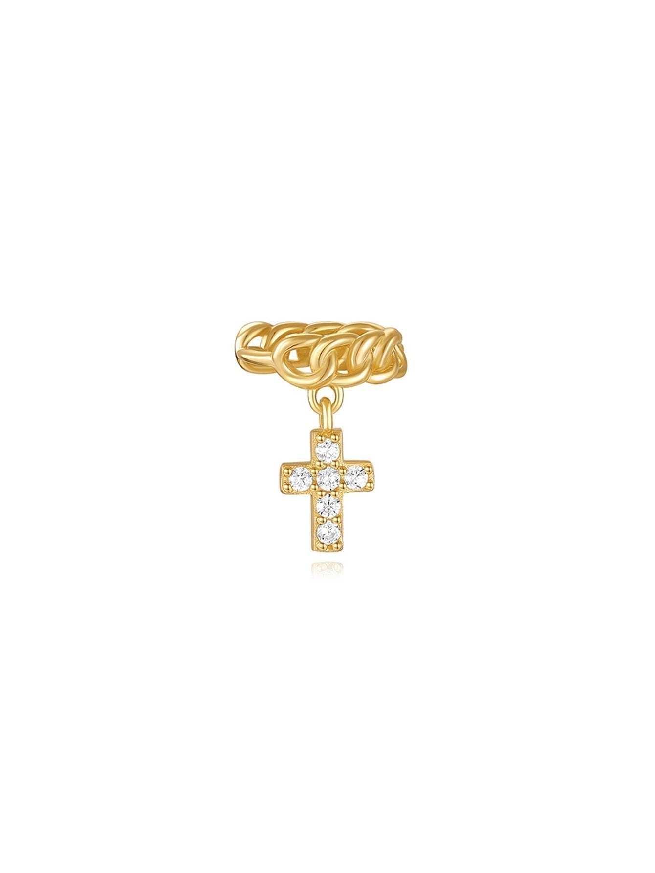 Tanja – Orecchini in oro con semplice lucentezza