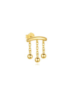 Tanja – Orecchini in oro con semplice lucentezza