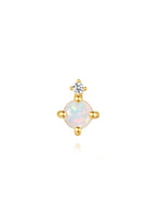 Elena – Orecchini in oro con superficie strutturata.