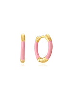 Elena – Orecchini in oro con superficie strutturata.