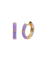 Isabela – Delicati orecchini in oro dalla forma geometrica.
