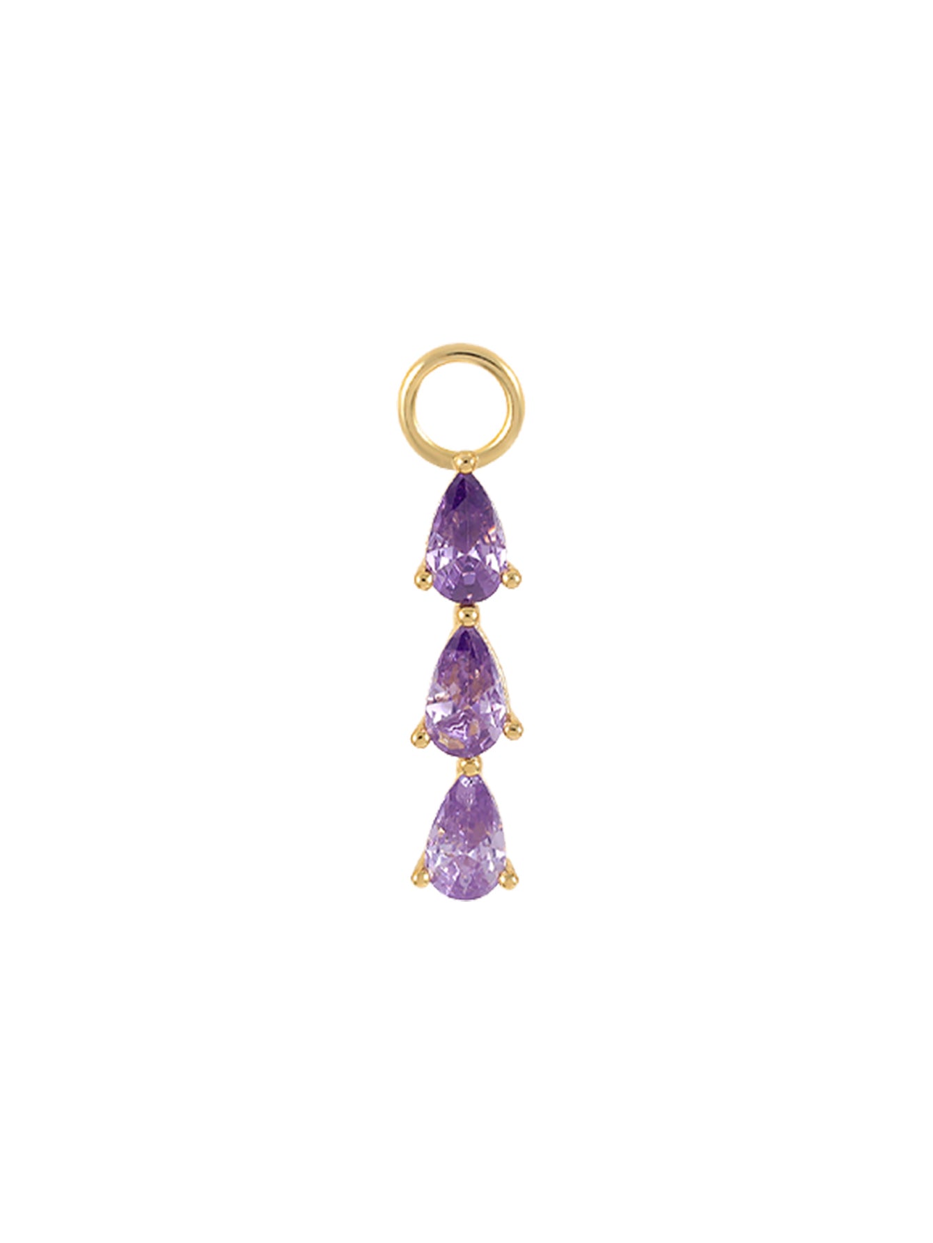 Isabela – Delicati orecchini in oro dalla forma geometrica.