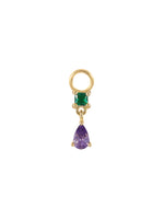 Isabela – Delicati orecchini in oro dalla forma geometrica.