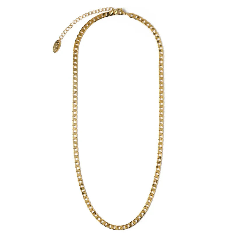 Collana a maglie piatte