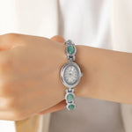 Klára – Orologio d’oro con quadrante allungato.