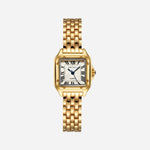 Leonie – Orologio in oro con cassa quadrata.