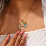 Sabina – Collana dorata con pendente discreto