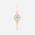 Aurelie – Orologio da donna in oro con quadrante a goccia.