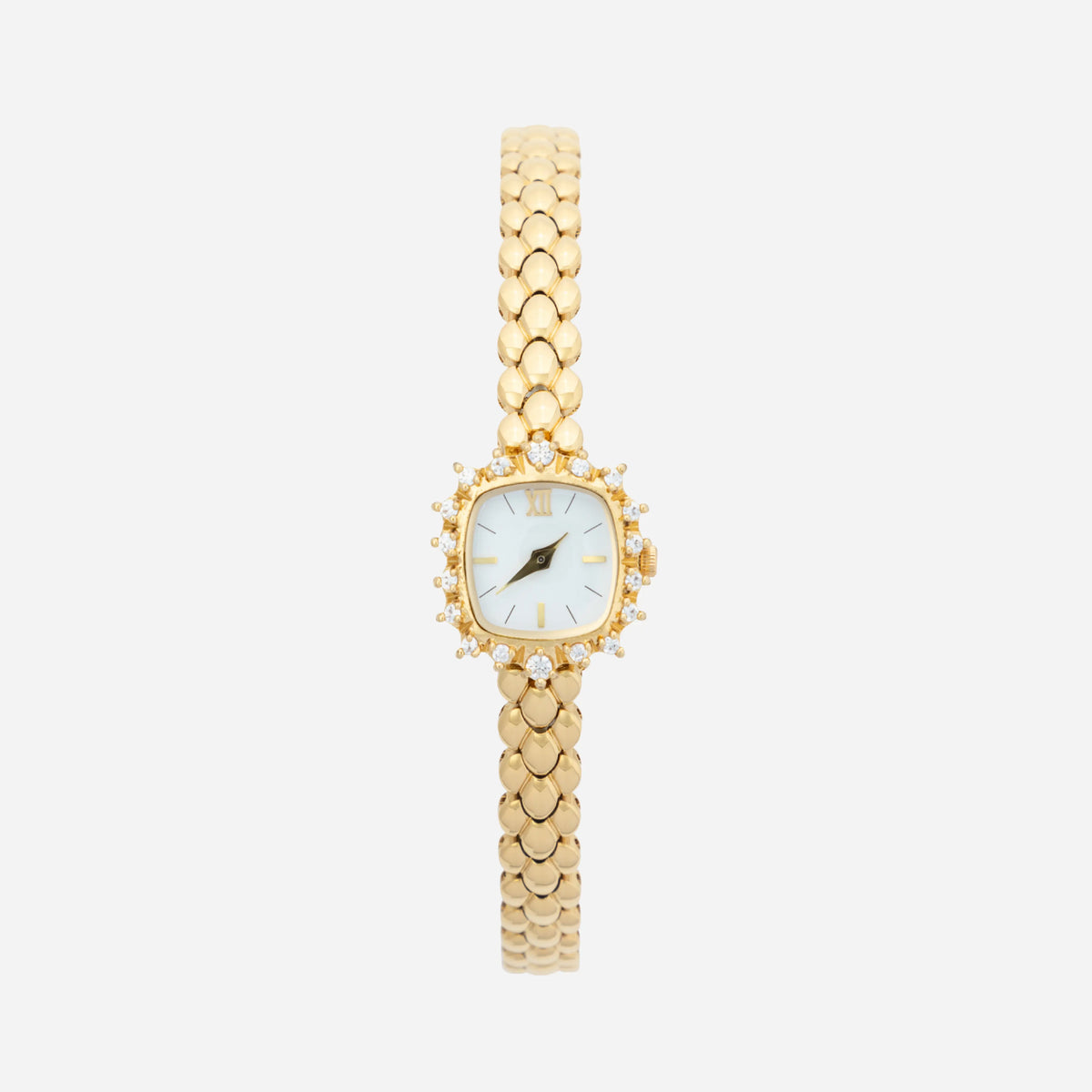 Isabela – Orologio in oro con bracciale rotondo.