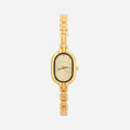 Viktorie – Orologio in oro con cassa ovale.