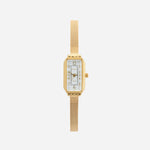 Teresa – Orologio in oro con quadrante rettangolare.