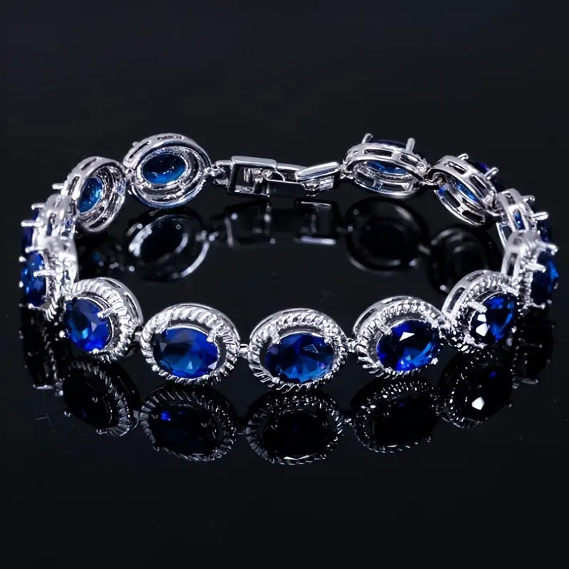 Viktorie – Bracciale glamour con zaffiri.