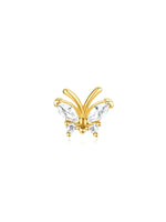 Carina – Orecchini in oro dalla lucentezza delicata.