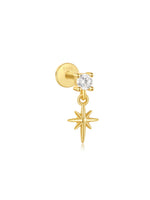 Johana-Marie – Orecchini in oro con superficie strutturata.
