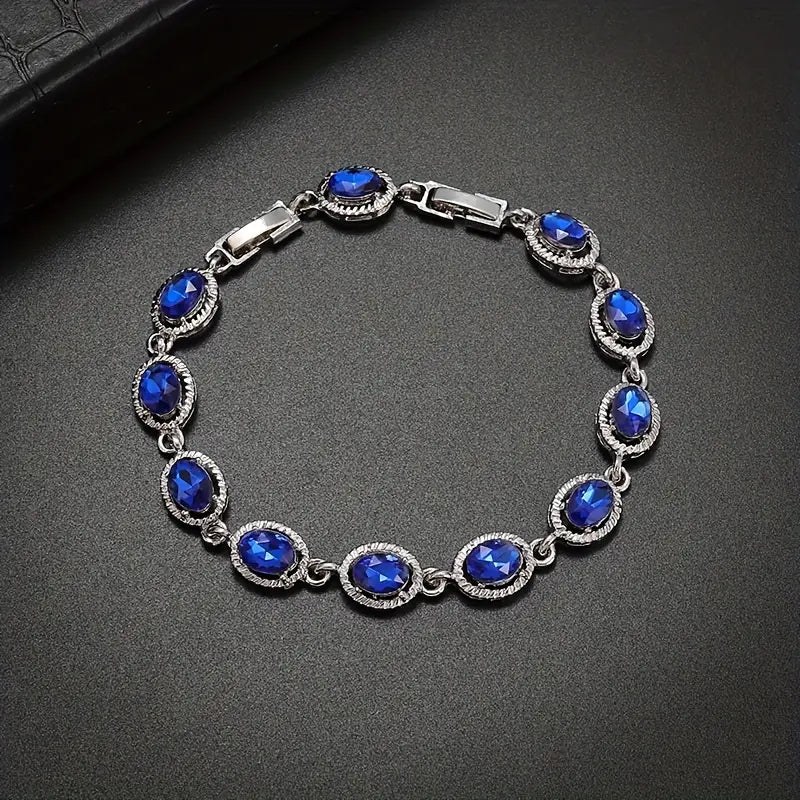 Viktorie – Bracciale glamour con zaffiri.