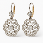 Magdalena – Orecchini vintage a mandala con cristalli