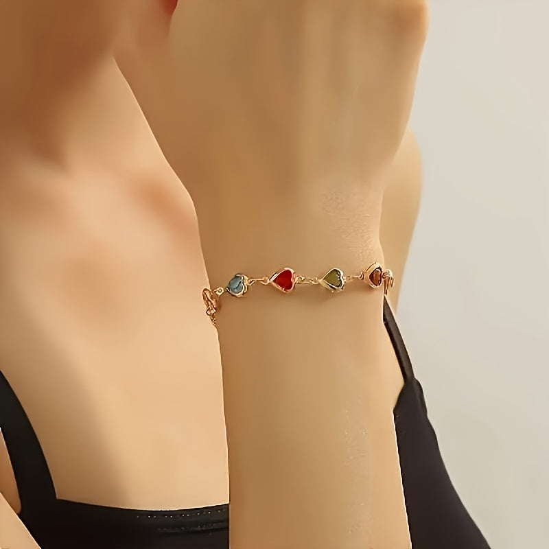 Braccialetto unico a forma di cuore