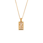 Sabina – Collana dorata con pendente discreto