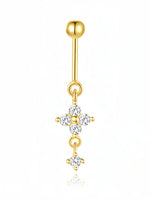 Irina – Orecchini in oro dalla silhouette strutturata.