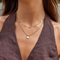 Elisa – Collana in oro con motivo a filigrana.