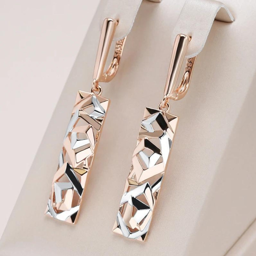 Tereza-Luisa – Orecchini in argento con perle e cristalli