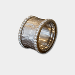 Hana - Anello vintage in argento con zirconi