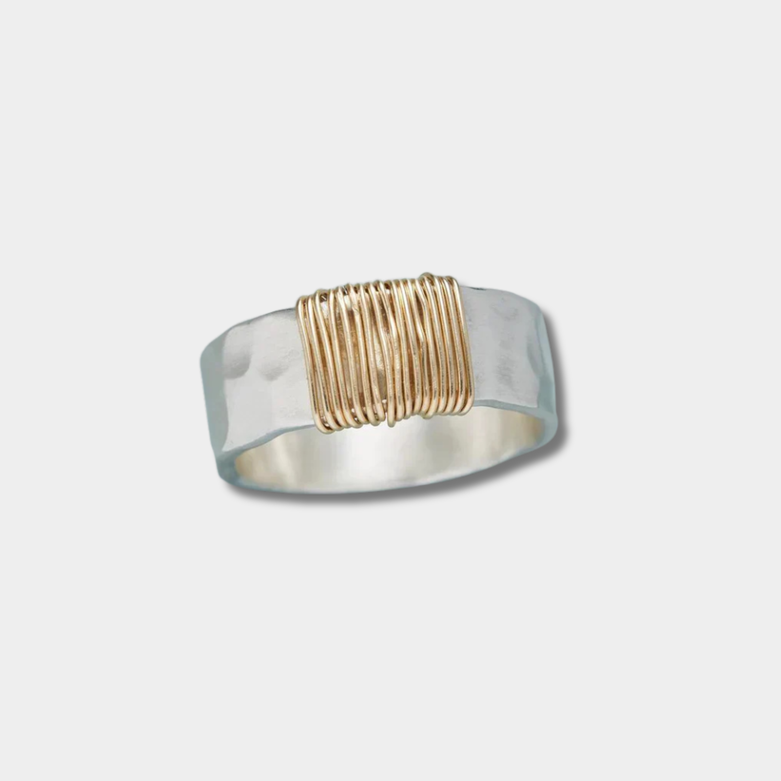 Emilia – Anello vintage in argento e oro
