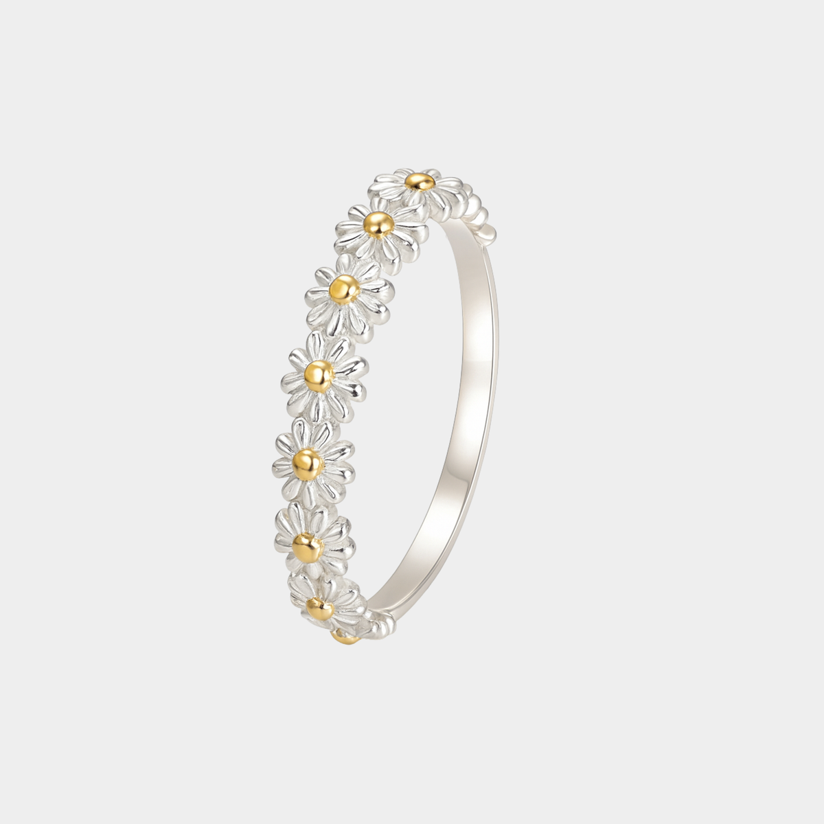 Florentina – Anello in argento floreale