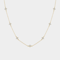 Veronica – Catenina sottile in argento con pendente verticale