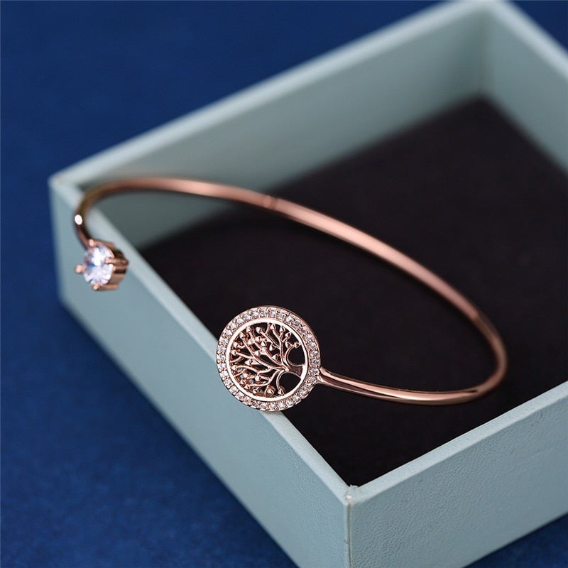 Sara - Bracciale regolabile Albero della vita