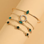 Marisa – Bracciale di smeraldi con montatura in oro.