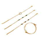 Marisa – Bracciale di smeraldi con montatura in oro.