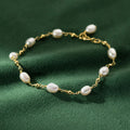 Pavla – Bracciale di perle pregiate con chiusura in oro.