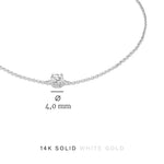 Incastonatura di pietre di moissanite Cléa