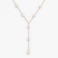 Helga-Marie – Collana dorata con mini pendente lucente