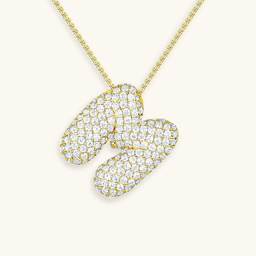 Melanie – Collana dorata con doppio cuore